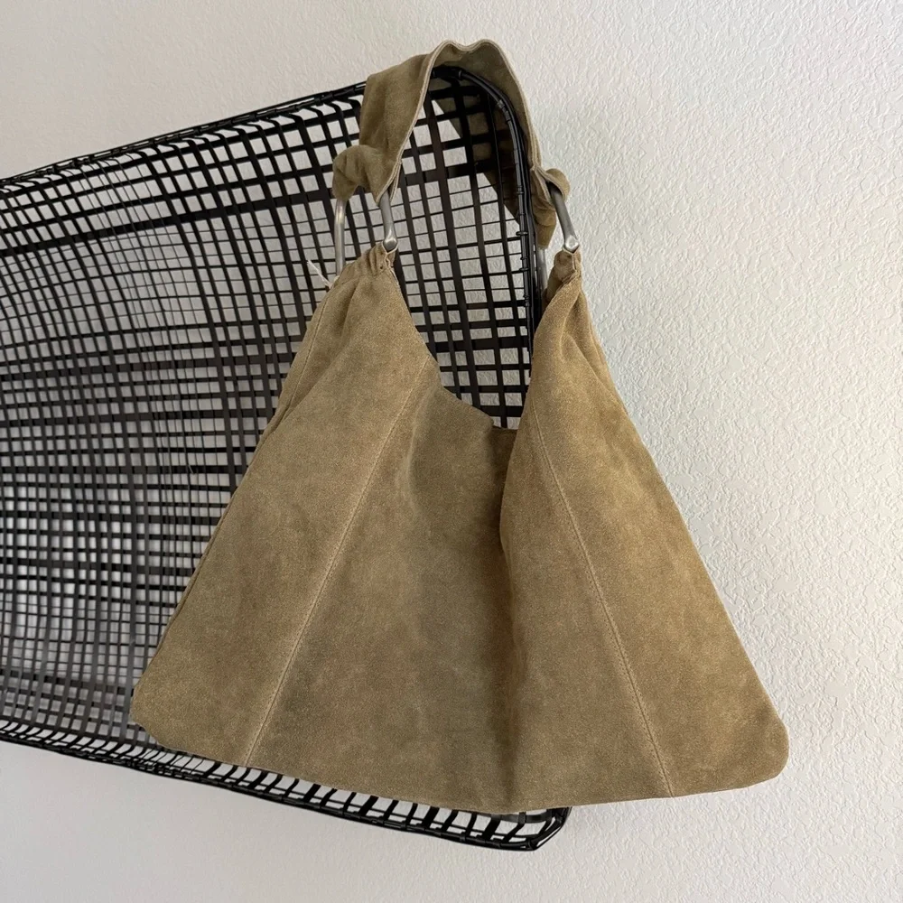 Free people Bobbi Slouch Suede Tote - Picture 4 of 7